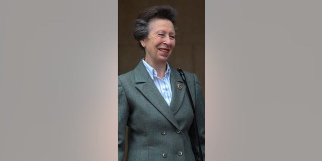 Britain's Princess Anne leaves the presidential palace after a meeting with President Nicos Anastasiades, in Nicosia. Cyprus on Wednesday, Jan. 11, 2023.