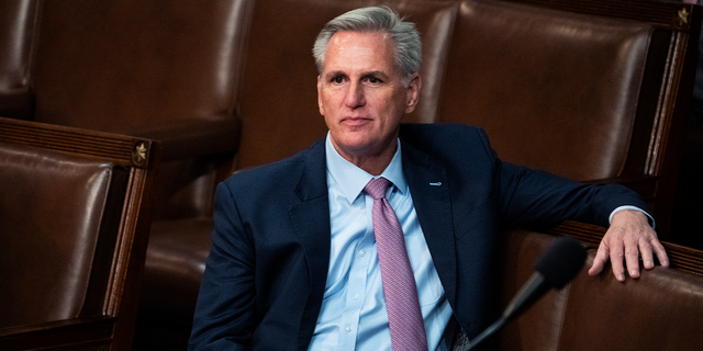 Republican Leader Kevin McCarthy, R-Calif., was elected House speaker early Saturday morning in the 15th vote.