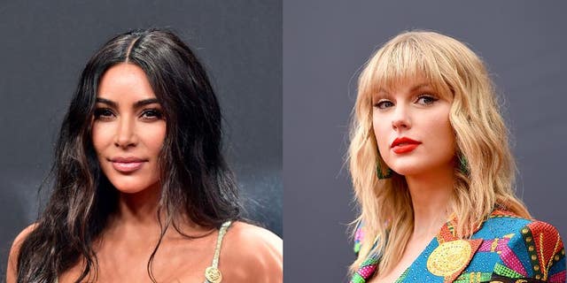 Kim Kardashian and Taylor Swift's feud started after Kardashian's then-husband Kanye West grabbed the microphone from the "Shake it Off" singer while she was accepting an award at the VMAs, claiming Beyoncé deserved it. 