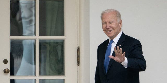 US President Joe Biden walks to the Oval Office after returning to White House in Washington, DC on January 23, 2023.