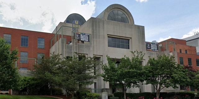 A Black Lives Matter flag adorns the headquarters of the Louisville, Kentucky-based Presbyterian Church USA (PCUSA), which has lost approximately 700,000 members since 2012.