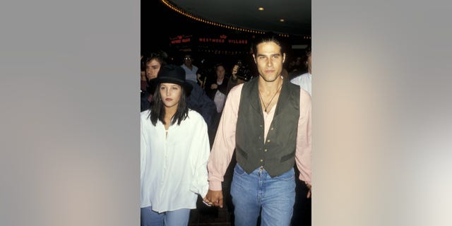 Lisa Marie Presley and Danny Keough in 1991.