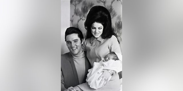 Elvis Presley and his wife, Priscilla Presley, welcomed Lisa Marie Presley on Feb. 1, 1968.