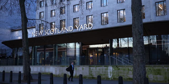 New Scotland Yard on Jan.17, 2023, in London.