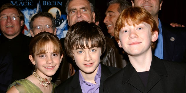 Emma Watson, Daniel Radcliffe and Rupert Grint at the 2001 premiere of "Harry Potter and the Sorcerer's Stone." 