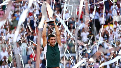Alcaraz won the Madrid Open earlier this month.