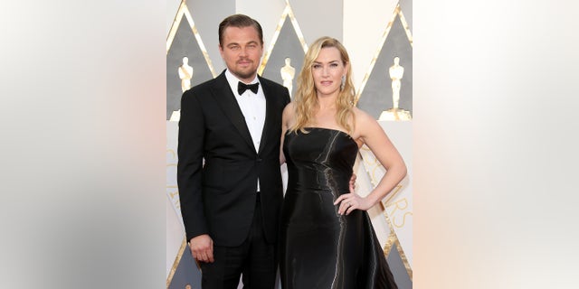 "Titanic" stars Leonardo DiCaprio and Kate Winslet attend the 88th Annual Academy Awards on Feb. 28, 2016.