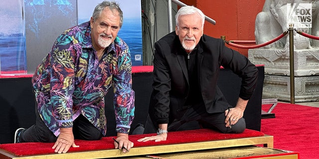 Director James Cameron and producer Jon Landau got their hand and footprints immortalized in Hollywood history.