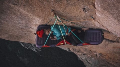 The 34-year-old says she reguarly feels fear when climbing. 