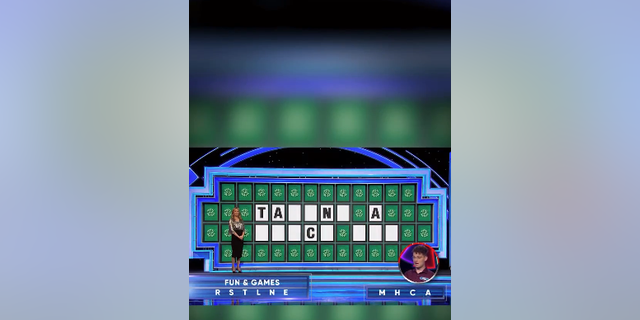 Once the buzzer sounded and co-host Vanna White revealed the letters spelled out, "Taking a quick jog," the 72-year-old host teased the contestant. 