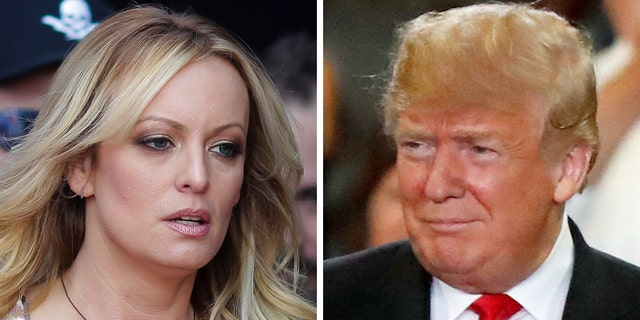 Stormy Daniels and Donald Trump