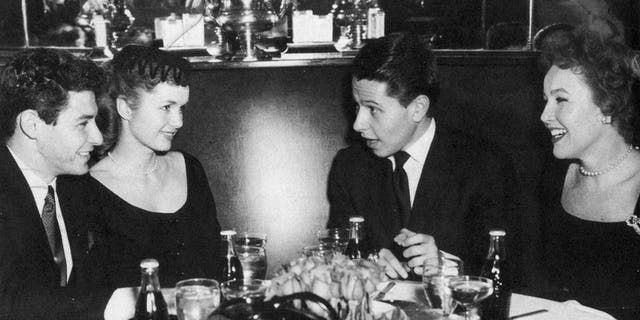 From left: Eddie Fisher, Debbie Reynolds, Bernie Rich and Margie Duncan at the Stork Club in New York City, circa 1954. The meeting led to a decades-long friendship between the women.