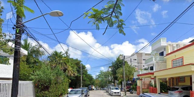 Huachinango Street in Cancun, Mexico