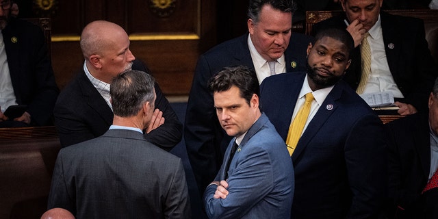 Gaetz is one of the GOP hardliners who has continually opposed sending aid funds to Ukraine, and refused to stand or clap for Zelenskyy during his address to Congress last December.