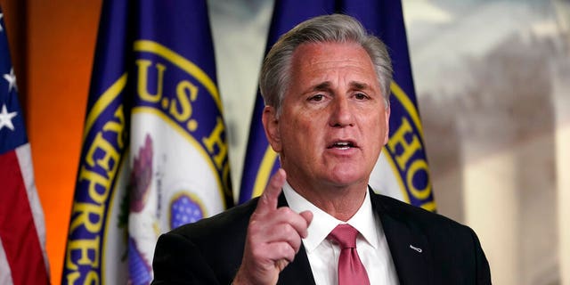"This is what makes America not trust their government," McCarthy told reporters on Thursday discussing Biden's classified documents. (Associated Press)