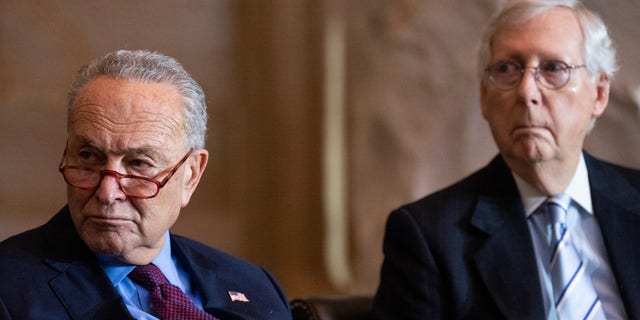 Senate Majority Leader Chuck Schumer, D-N.Y., and Senate Minority Leader Mitch McConnell, R-Ky.