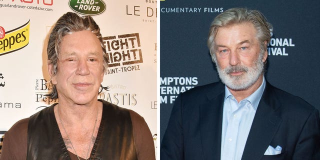 Mickey Rourke is standing by Alec Baldwin after it was announced he'd be charged with involuntary manslaughter in the fatal "Rust" shooting.