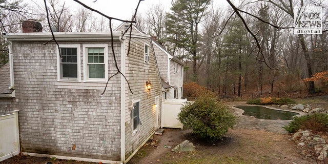 General view of the back of the home at 516 Chief Justice Cushing Hwy in Cohasset, MA on Friday, January 6, 2023. The home belongs to Ana Walshe who has been reported missing, last seen on New Year's Day.