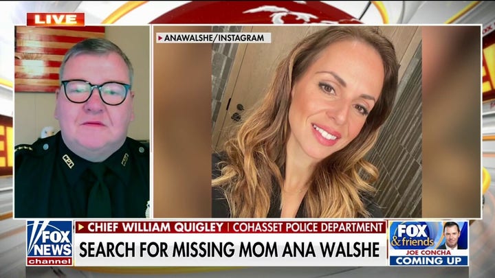 Ana Walshe missing: Massachusetts police chief says 'every hour we're getting more concerned' 