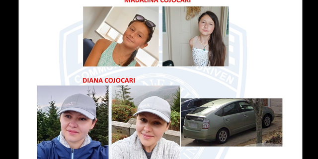 Images released Friday by the Cornelius Police Department in the search for Madalina Cojocari.