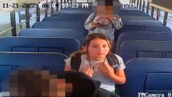 The Cornelius Police Department released a school bus surveillance video that they say shows missing 11-year-old Madalina Cojocari just days before she was last seen.