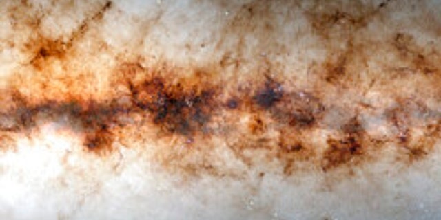 The lefthand side of the image made available by the National Science Foundation's NOIRLab in January 2023 shows the galactic plane of the Milky Way galaxy.