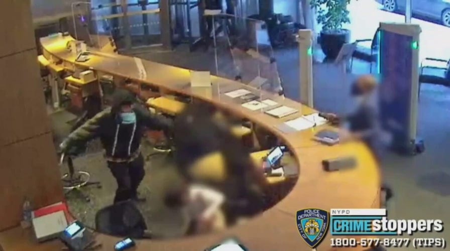 Shocking footage released by NYPD last year of a man stabbing two MoMA employees