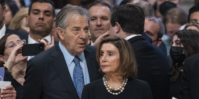 Reporters on Capitol Hill asked former House Speaker Nancy Pelosi, D-Calif., Friday for her reaction to the footage of David DePape’s alleged attack on her husband, Paul Pelosi.