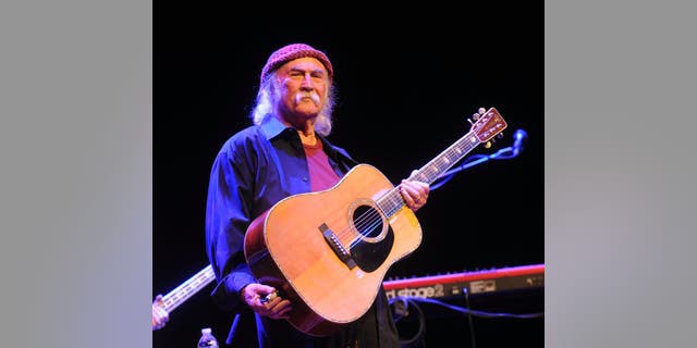 David Crosby performs at Mayo Performing Arts Center on June 17, 2018 in Morristown, New Jersey.