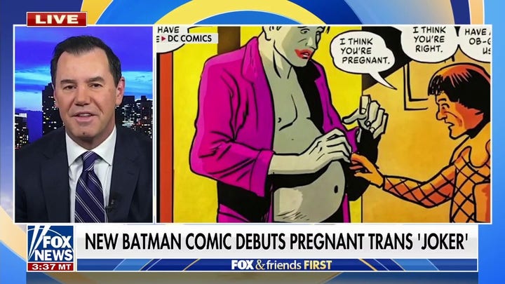 Joe Concha slams new Batman comic with pregnant Joker: 'Woker instead of Joker'