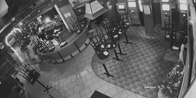 The Summit County Sheriff's Office says that the incident happened on Dec. 23, 2022 at 3:12 a.m. at Brubaker's Pub in Green, Ohio when a man broke into the business and attempted to steal money out of the cash register.