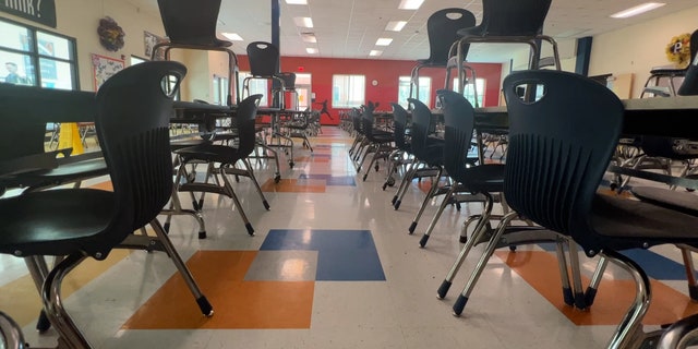 Empty classroom in an elementary school. The Oregon Department of Education has released a guide on how schools can support gender expansive students, including possibly hiding the gender identity of students from parents. 