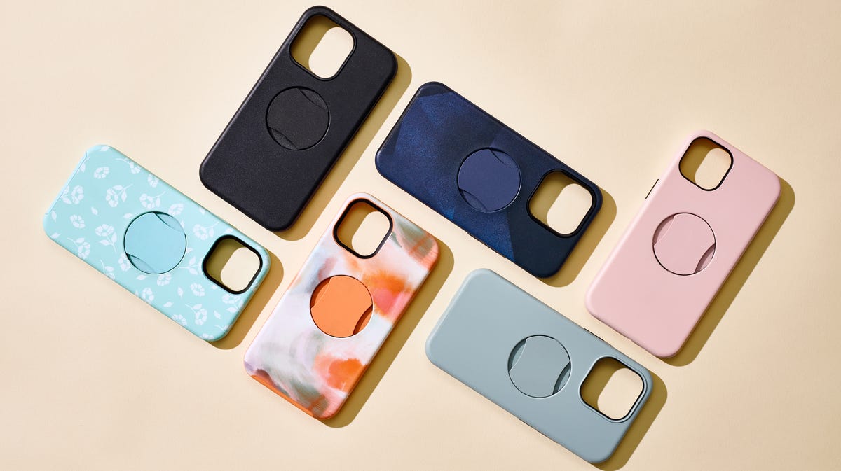 The OtterBox OtterGrip case comes in a variety of colors