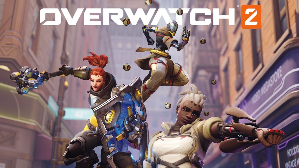 Overwatch 2 characters Brigitte, Zenyatta and Sojourn strike poses