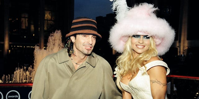 Tommy Lee and Pamela Anderson wed in 1995.