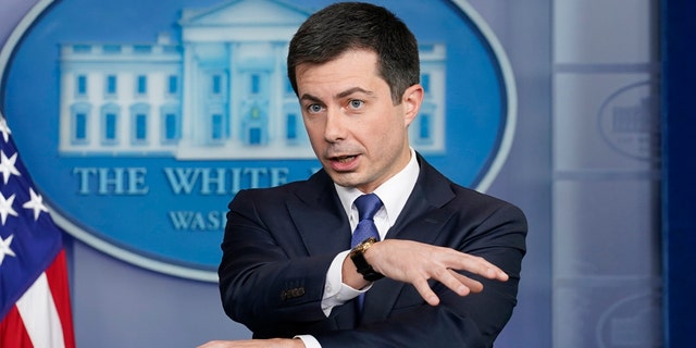 Buttigieg was criticized last month after a Fox News Digital report showed he has taken at least 18 flights with government private jets during his tenure leading the Department of Transportation.