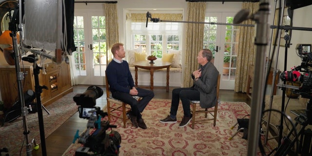 Tom Bradby and Prince Harry chatted ahead of the release of "Spare," which chronicles Harry's royal life.