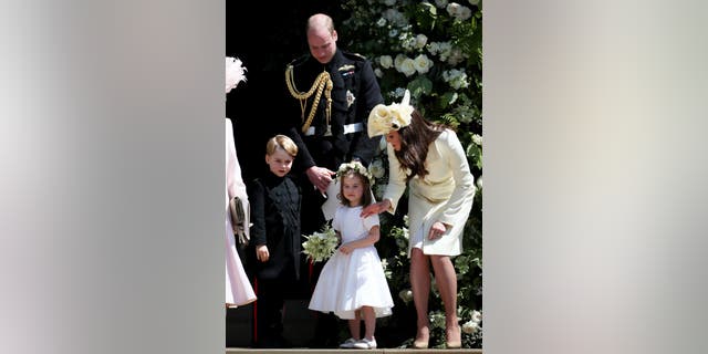 Ahead of the wedding, Harry recalled that Middleton was upset over her daughter Princess Charlotte's flower girl dress.