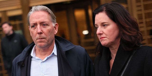 Charles McGonigal, the former head of counterintelligence for the FBI’s New York office, leaves Manhattan Federal Court on January 23, 2023 in New York City. 