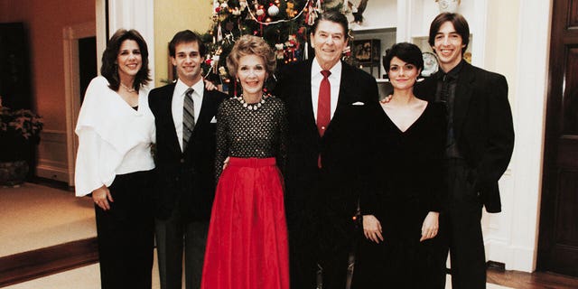 Patti Davis (left) was Nancy and Ronald Reagan's only daughter.