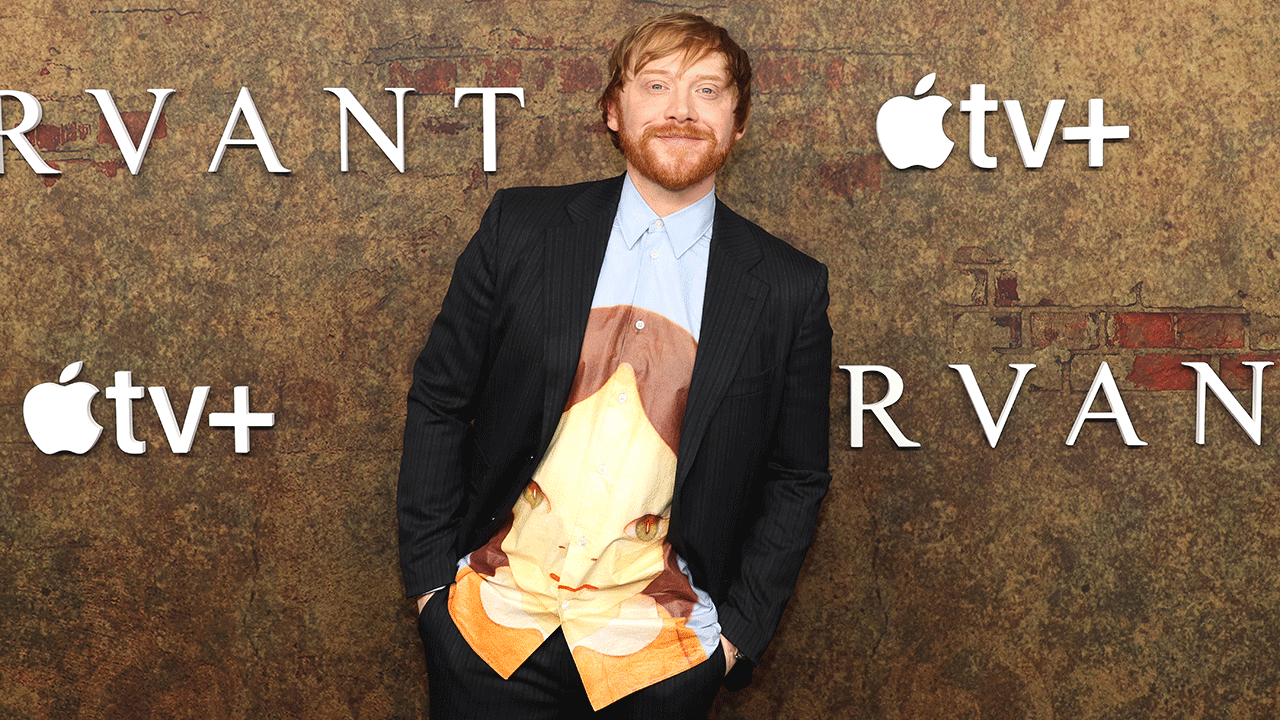 Rupert Grint's young daughter spent a lot of time in America, since that was where he filmed his television show "Servant" before going back to the U.K.