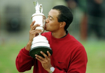 A month after the US Open, Woods won the 2000 British Open at the Old Course in St. Andrews, Scotland. That gave him the career Grand Slam — a win in each of the four different majors — at the age of 24.