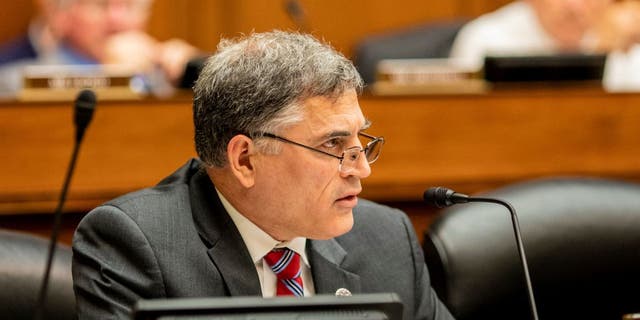 Rep. Andrew Clyde speaks during a House Committee on Oversight and Reform hearing on Capitol Hill on June 8, 2022.