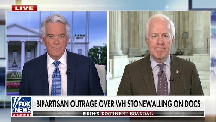 Sen. John Cornyn rips Biden for 'unacceptable' stonewalling on classified docs