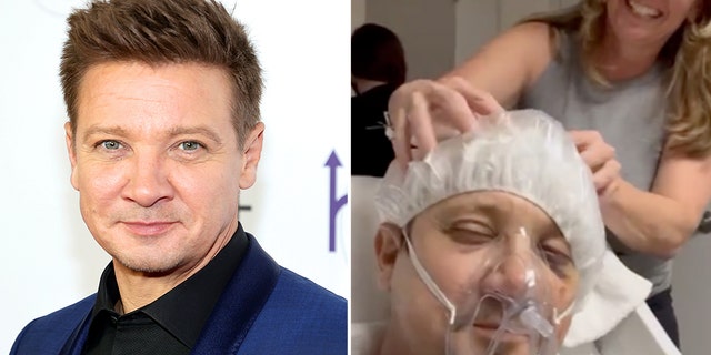 Jeremy Renner shared an "ICU Spa moment" on his Instagram Story Thursday morning following a traumatic injury after an accident on New Year’s Day.