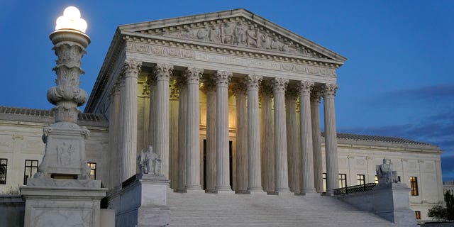 The U.S. Supreme Court building. 