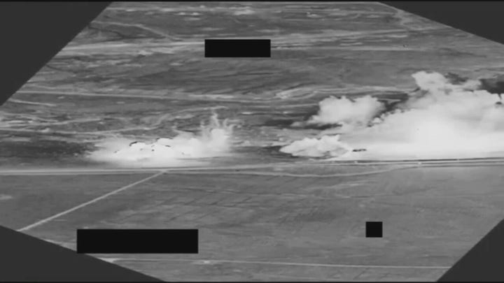 Video shows US airstrike on Syria in response to Iran-backed groups' attacks on US forces