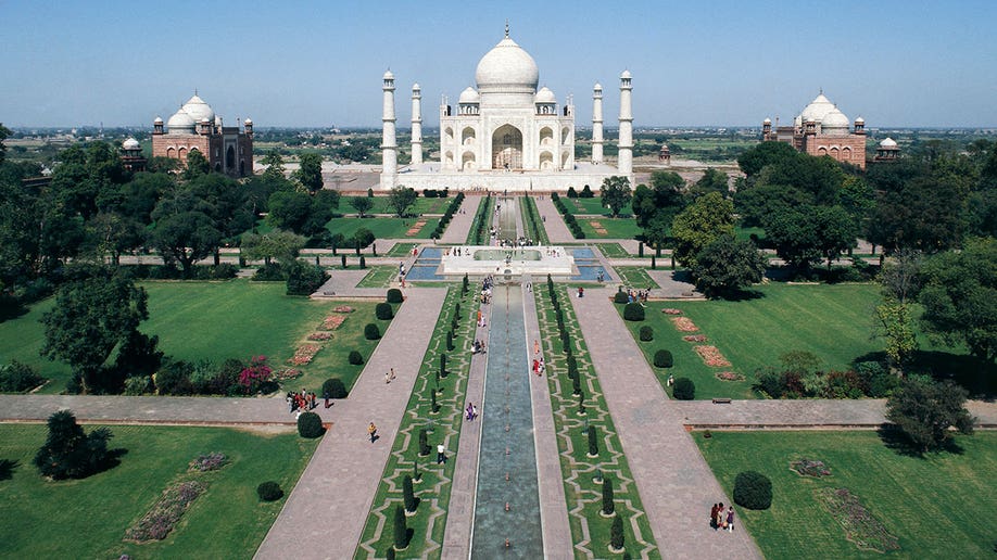 Taj Mahal palace built