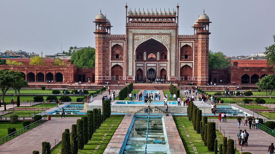 Entrance gate of Taj Mahal 