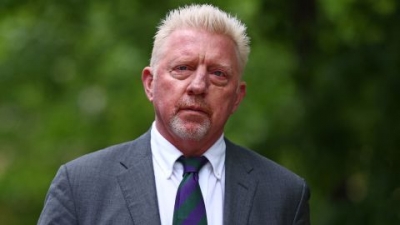 Former tennis player Boris Becker arrives at Southwark Crown Court in London on April 29, 2022.